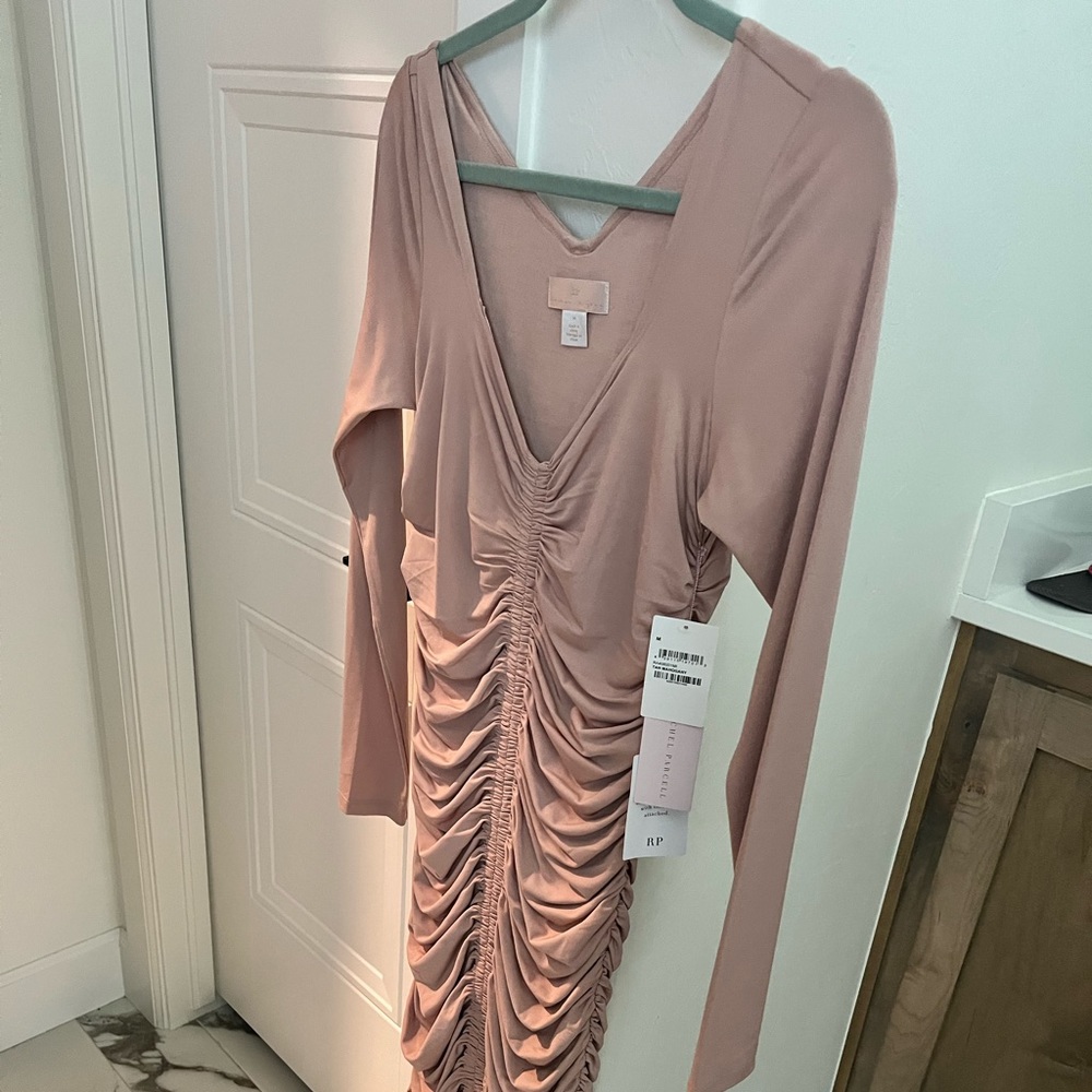 Rachel Parcell ruched midi dress size M. NWT.